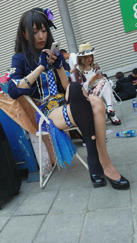 蓝衣MTcosplay极品小姐姐