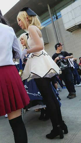 cosplay黑丝美女