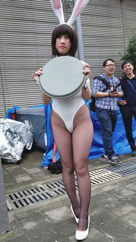 漂亮的性感兔装妹子