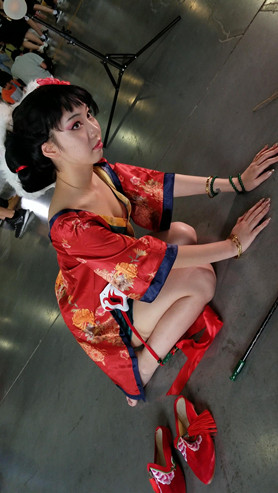 漫展上的妹子