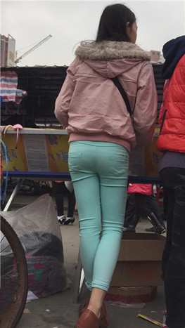 紧身妹子