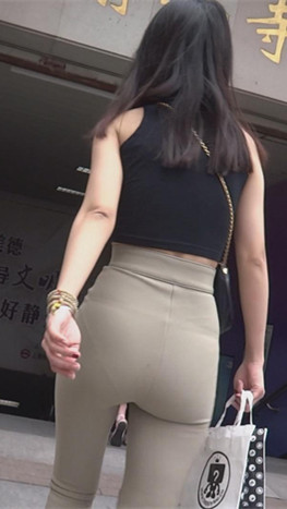 束腰紧身裤美女
