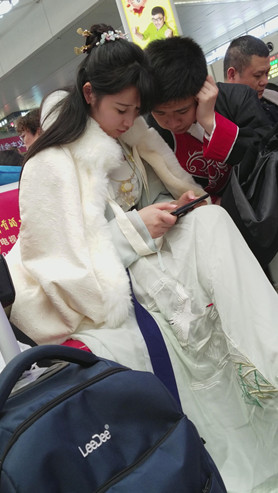 漂亮的古装女孩