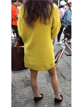 街拍极品高跟丝袜苗条美腿熟女