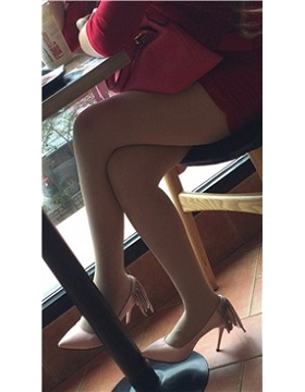 极品诱人高跟丝足连衣裙美女