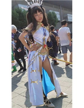 4k-笑容甜美灿烂二次元cosplay青春少女