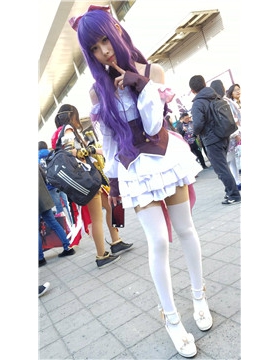 4k-清纯美颜cosplay的青春少女