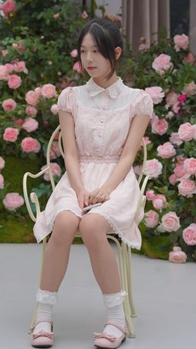 粉裙小美女(87P)