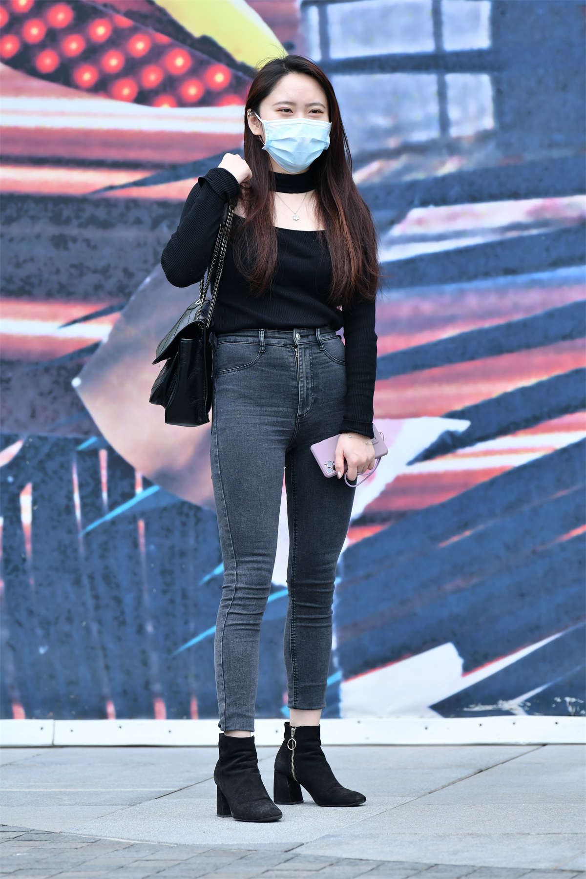 短靴牛仔经典搭配