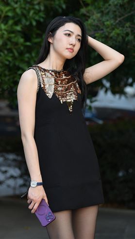 连体裙黑丝美女(127P)