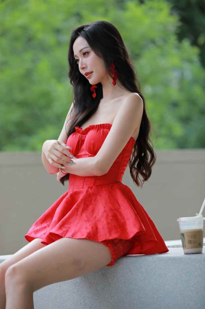 红裙长腿高跟美女 [326P-3.86GB]