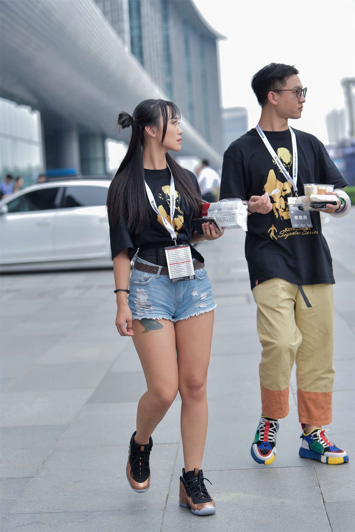 活力甜美牛仔短裤