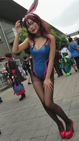 性感的黑丝Coser