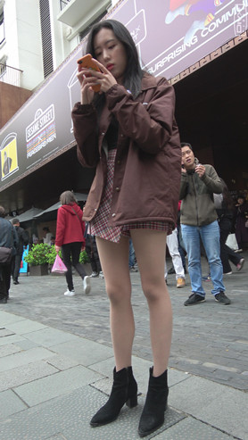 漂亮的美女长腿小姐姐