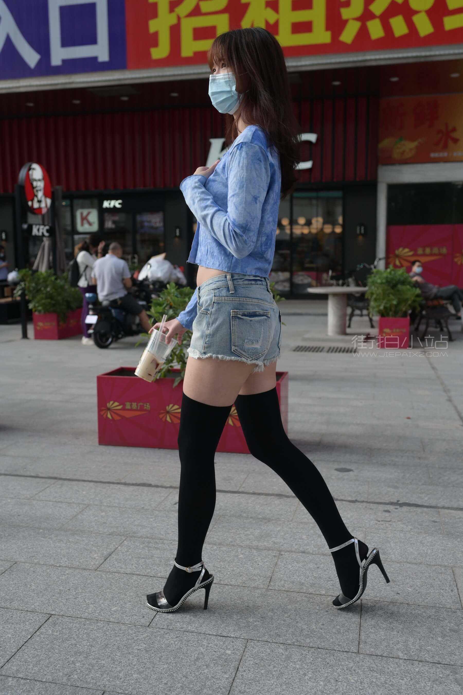 程生街拍●长筒袜女孩 【套图+视频】