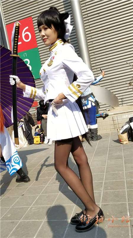 4k-极品黑丝美腿cosplay的二次元美少女