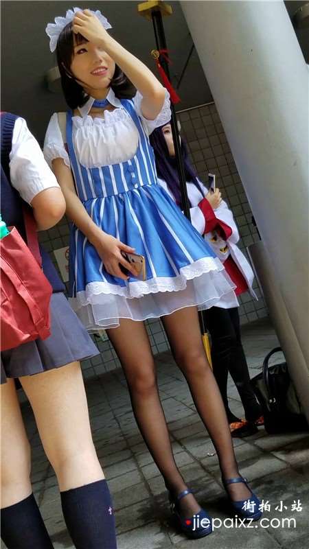 4k-极品甜美漂亮黑丝袜二次元可爱少女