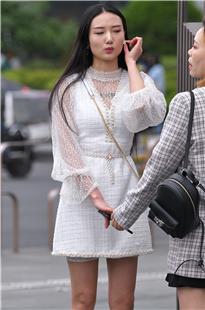 白裙凉鞋美腿3A3311[321M]