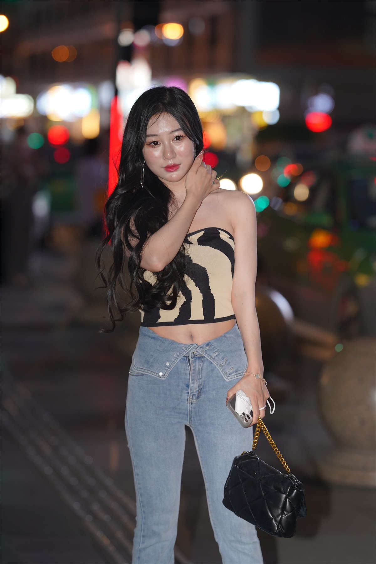 喇叭牛仔裤