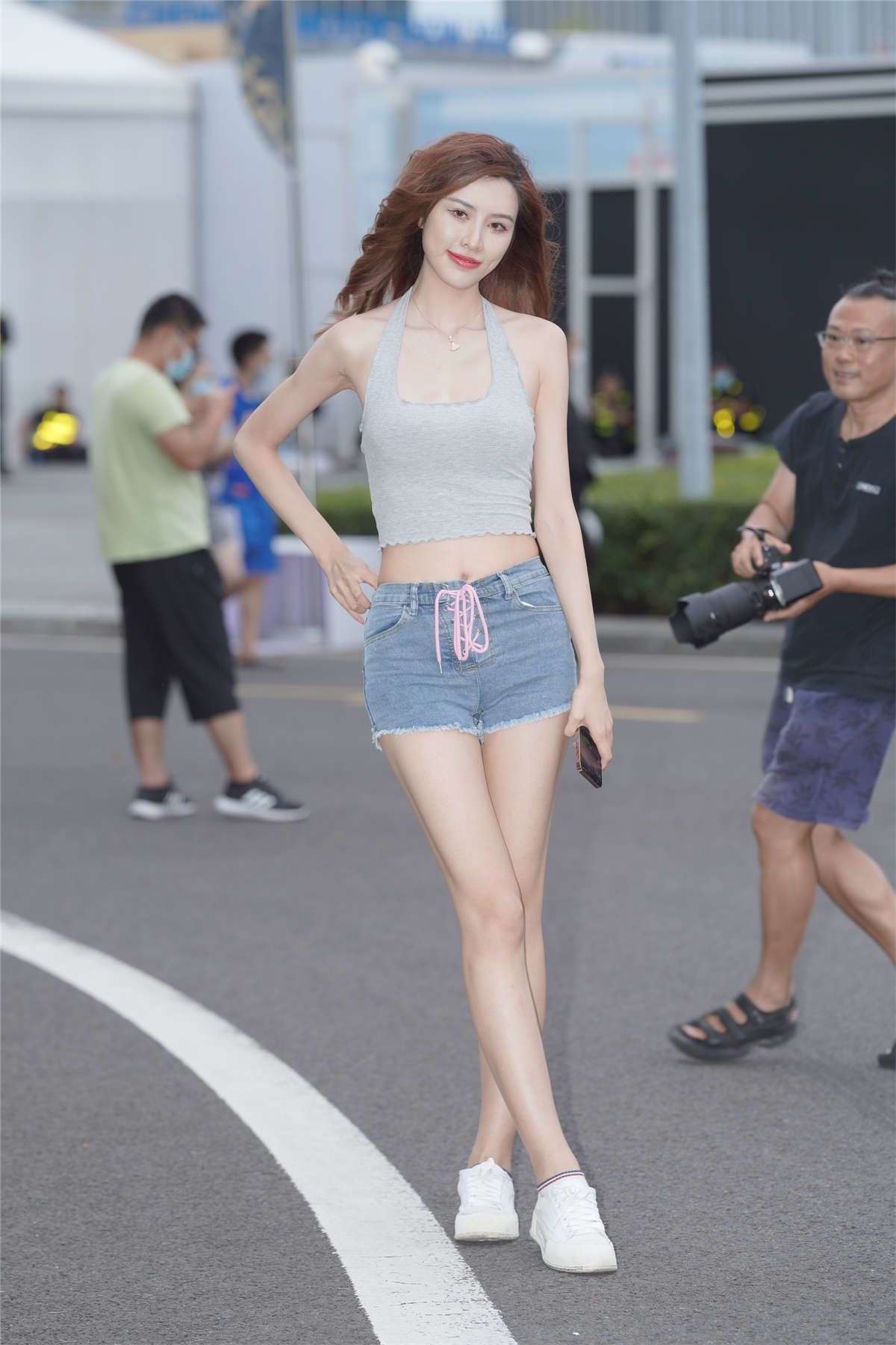 美丽牛仔短裤