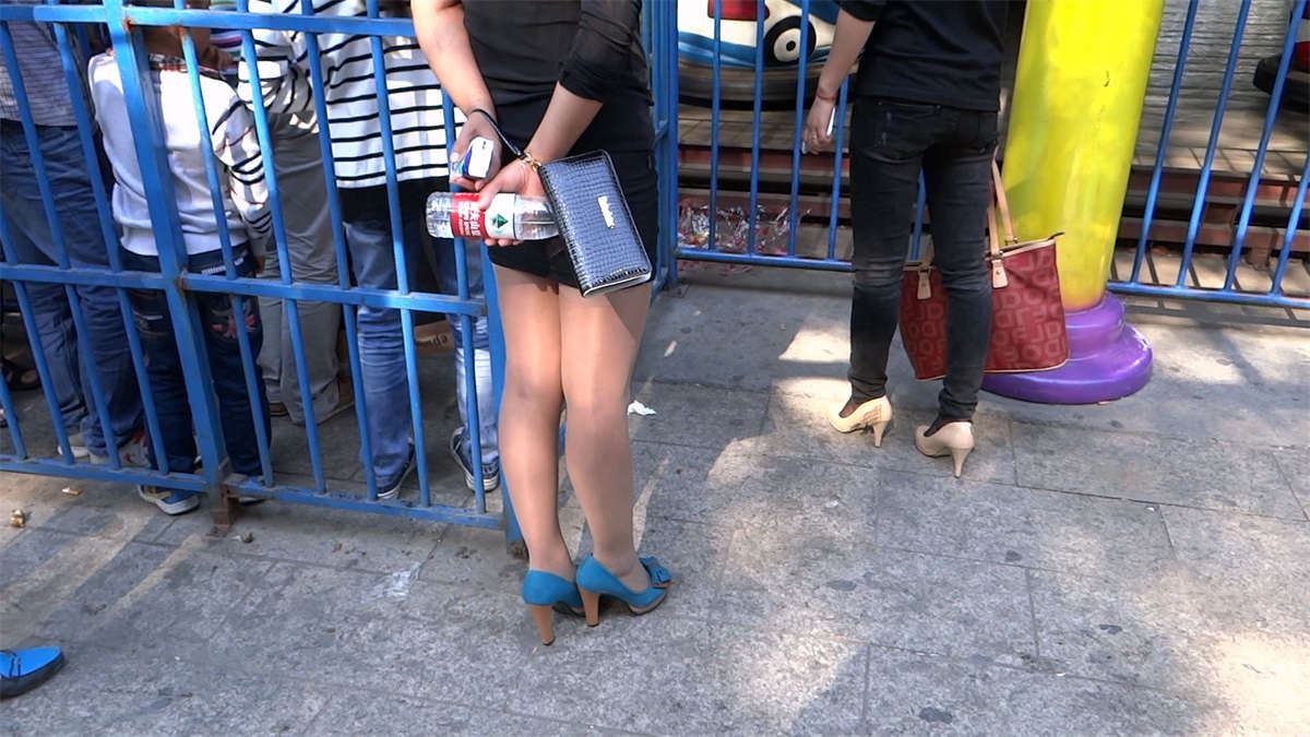 漂亮美丽的高跟美女丝足
