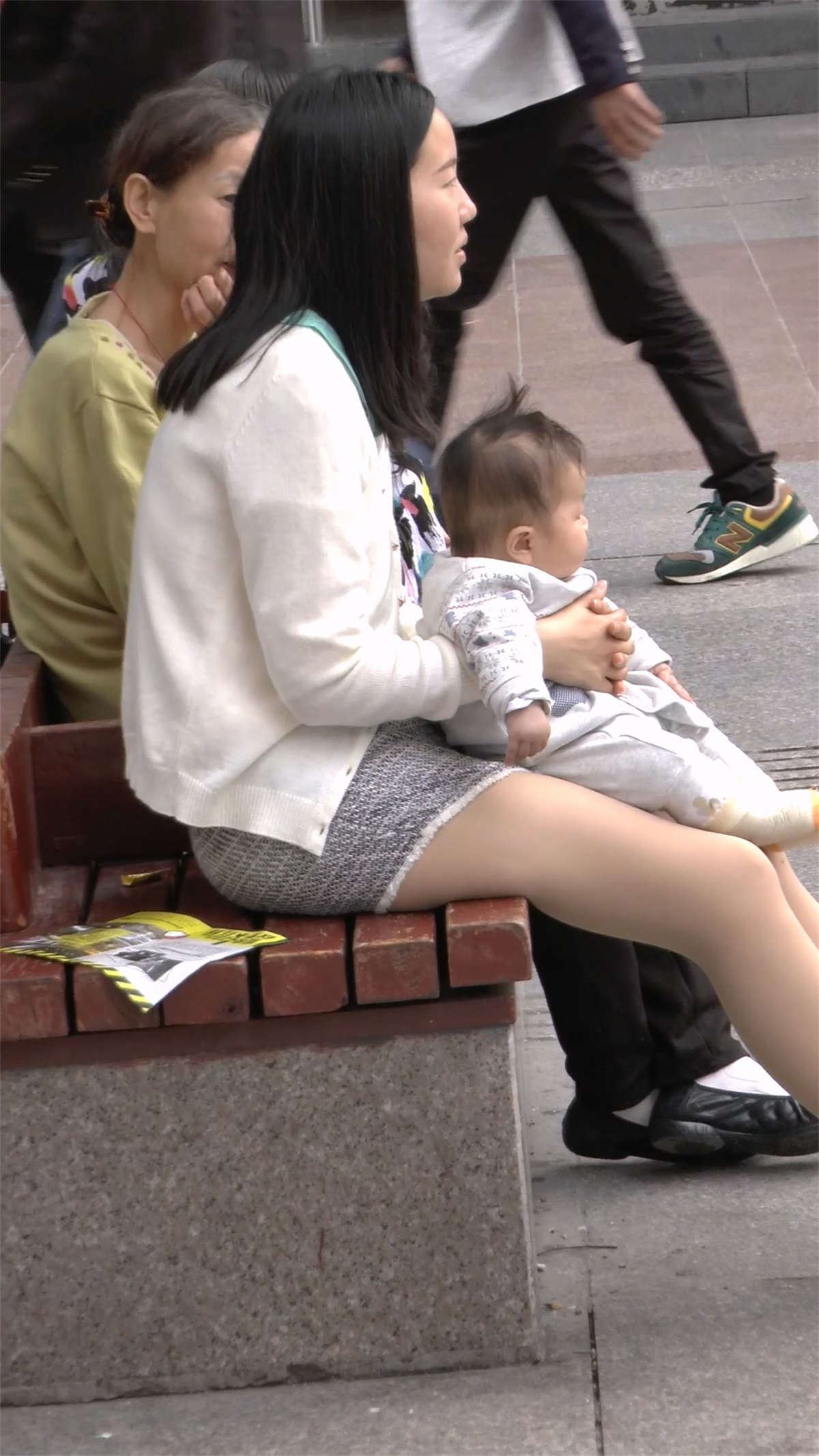 漂亮的短裤肉丝辣妈