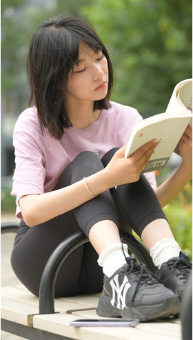 黑色瑜伽篮球课女孩【套图+视频】