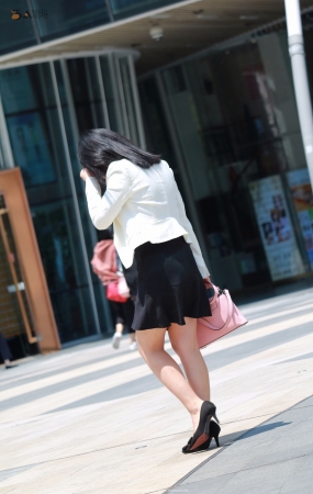 短裙裸腿 高跟-14P