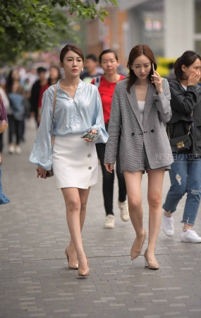 高跟美女