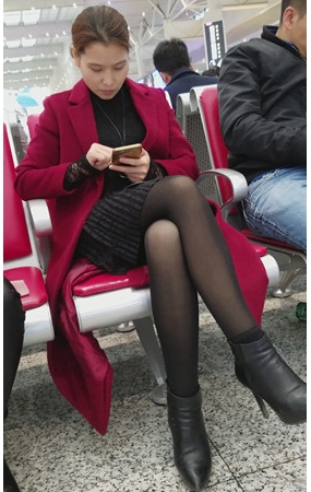 红衣黑丝