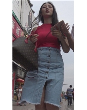 4k-街拍超级丰满牛仔裙女神姐姐 [1.28 GB]