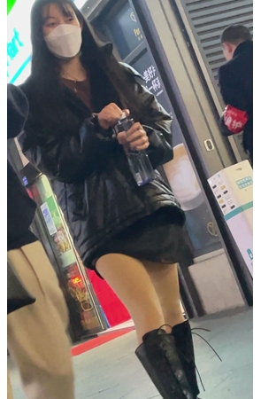 高靴肉丝美女