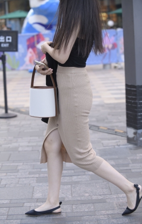 针织裙 朦胧美
