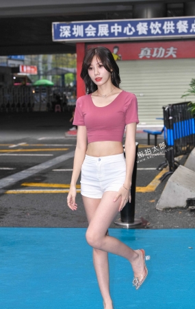 白短裤高跟鞋网红 21-07-21-180P