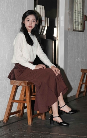 清纯的街拍小妹