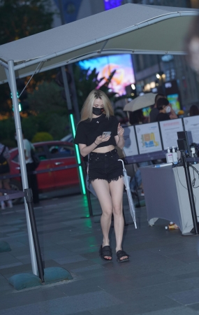 热裤美腿