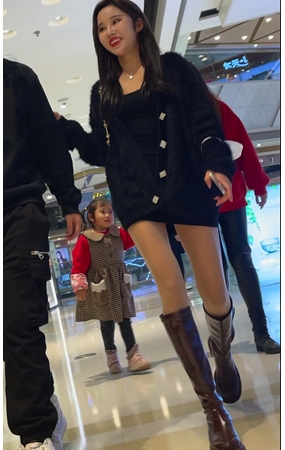 高靴美女