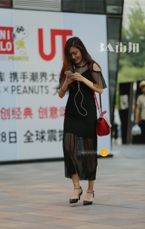 高跟黑裙少妇-13P