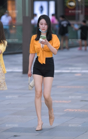 凉拖高跟美女