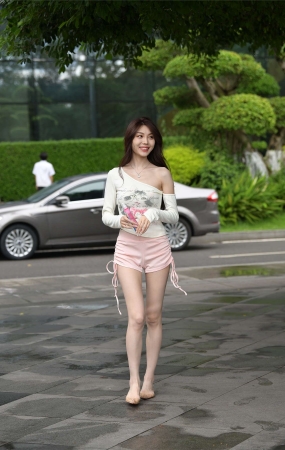 粉白青春美