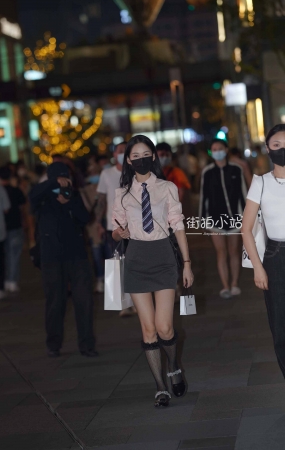 长筒网袜