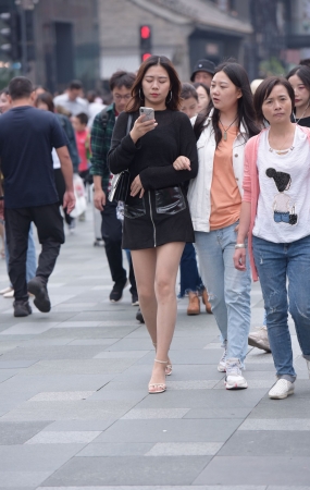 高跟美女