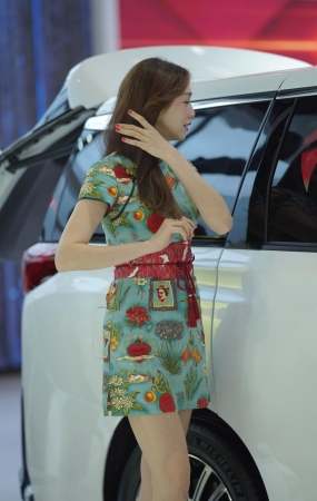 楚楚动人的大长腿美女