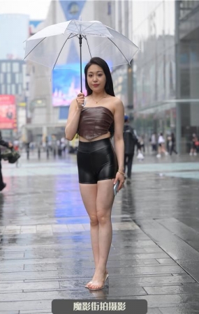 MP1009 [不吃鸡蛋4K街拍视频+图片] 有你的城市，下雨也美丽