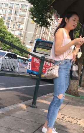 街拍美女