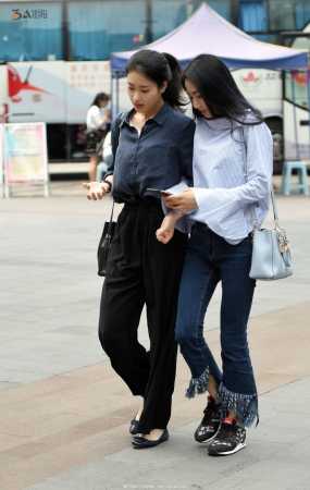 街拍美腿 丝袜 玉足 高跟合集20170416-14P