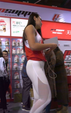 运动紧身瑜伽裤性感美女