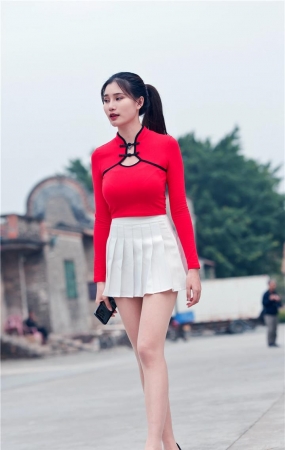 红衣白裙极品丝足美女套图3A139[291P-2.25G]