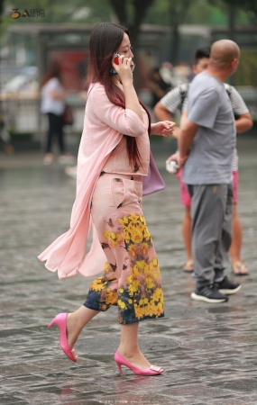 美胸粉红高跟熟妇-9P