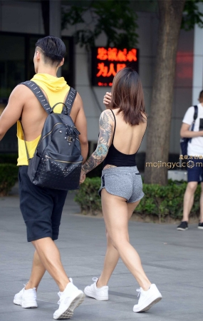 6-1健身一对，真空秀美背
